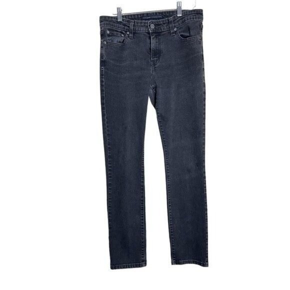 Levis Jeans 10 Skinny Womens Original Mid Rise Double Tabs Black - Picture 1 of 10